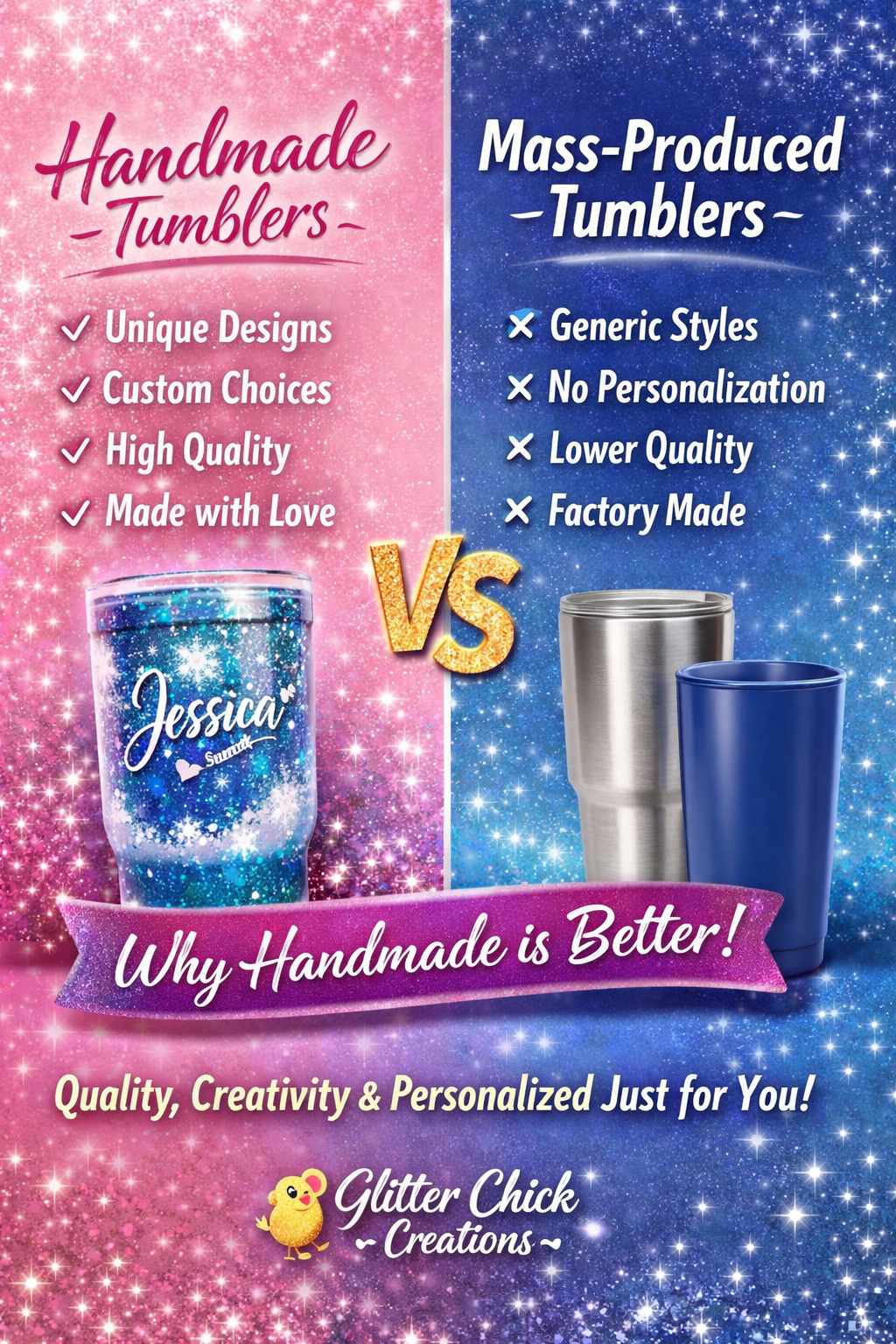 Handmade vs. Mass-Produced Tumblers: What’s the Difference?